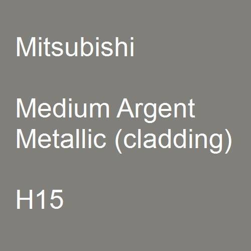 Mitsubishi, Medium Argent Metallic (cladding), H15.